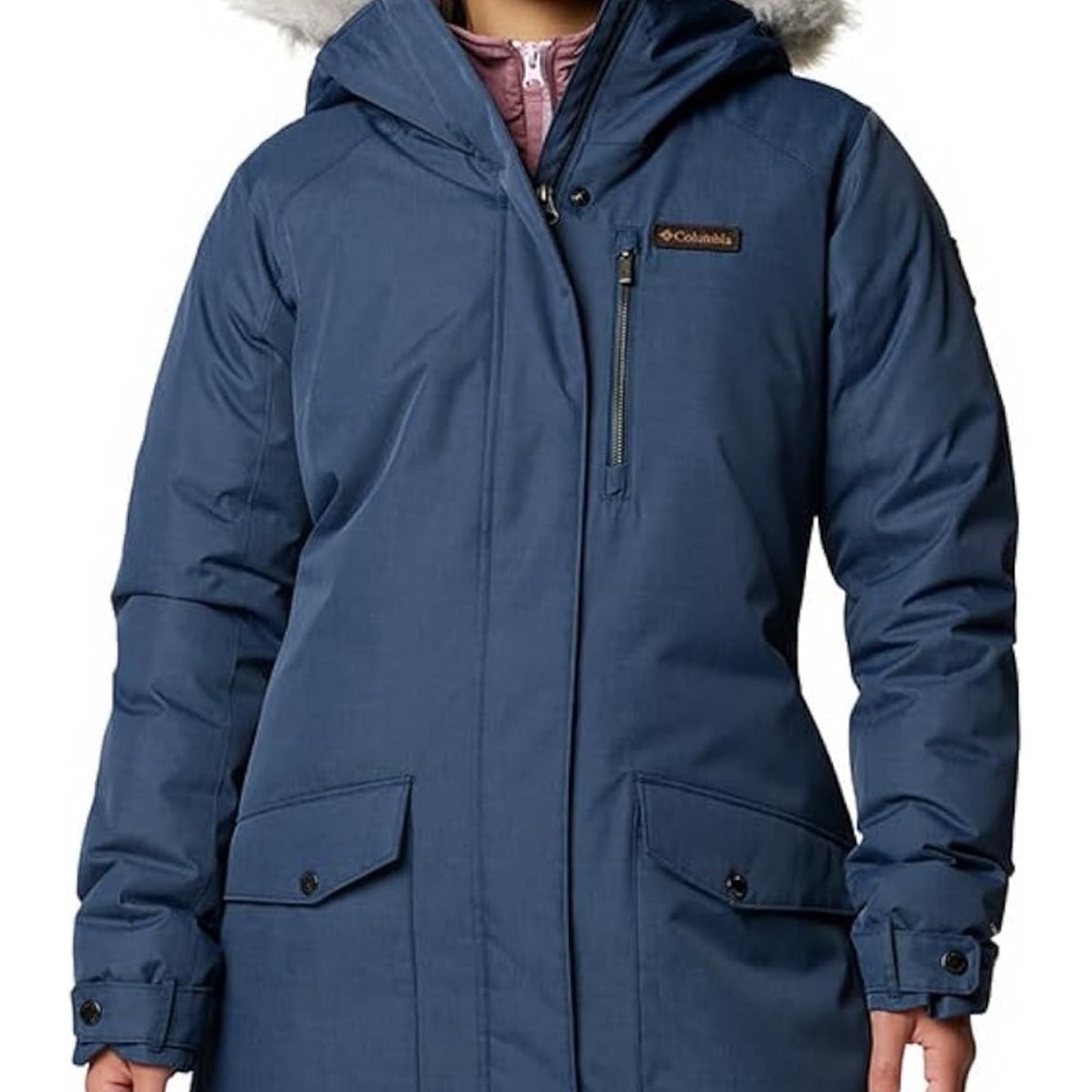 Columbia Women’s Suttle Mountain Long Insulated Jacket,Size M,excellent con